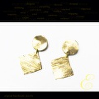 ピアス brass×brass　E-pi-0017