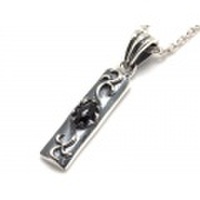 ブラックスター・シルバーペンダント/p016