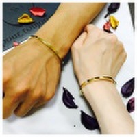 ペアバングル 刻印無料 真鍮 brass mf bangle （ブラス mfバングル　） ペア価格　[メール便可]