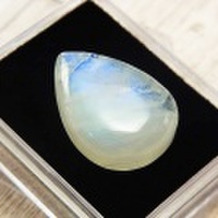 ムーンストーン　AAAA　ルース　タンブル【スリランカ産】【約7.9g】【ペアシェイプカット】天然石｜パワーストーン｜ブルームーンストーン｜ドロップカット｜ペアシェイプ｜カボション｜素材｜タンブル｜e0264