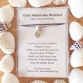 モアナルー Aloha Makemake Necklace アロハウィッシュネックレス プカシェル Live ブラック