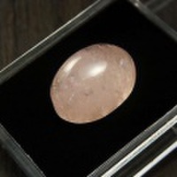 モルガナイト　AAA　ルース　タンブル【ブラジル産】【約5.7g】【オーバルカット】天然石｜パワーストーン｜ピンクアクアマリン｜べリル｜オーバル｜カボション｜素材｜タンブル｜e0310