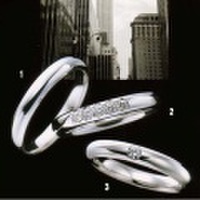 ラザール ダイヤモンド　結婚指輪・マリッジリング・（Pt1000） ダイヤ入り 　写真２　URB802 【別作/納期４週間】