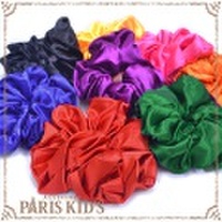 レインボー カラー ボリューミー シュシュ 赤 レッド 青 ブルー 黒 ブラック 黄色 イエロー 緑 グリーン 紫 パープル オレンジ ピンク 推しカラー 推し色 グッズ パリスキッズ本店 原宿 pariskid’s 公式 通販 安い colpo