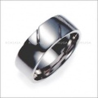 金属アレルギー対応のチタンジュエリー/チタンアクセサリー　男女兼用のユニセックスタイプリング　金属アレルギー用リング　MARE/マーレ　プラチナイオンコーティング チタンリング［ミラー仕上げ］ ［送料区分：A］［ラッピング無料］［お取り寄せ商品］