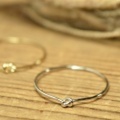 結び目 リング 指輪(d508)ring0284 /メール便可