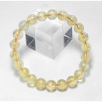 限定再入荷!イエロープレナイトSAの9.2mmブレスレット 3 【天然石・パワーストーン】