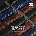 交換用牛革腕時計ベルト 20mm【メール便送料無料】20mm幅なら工具不要、バンドをその日の気分や服装に合わせてチェンジ♪