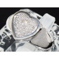 新着【K18WG ホワイトゴールド】指輪 リング ダイヤモンド0.28ｃｔ 11.7ｇ 10.5号 レディース 4716-0