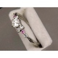 新着値下げ【PT950 プラチナ】指輪　リング ダイヤモンド0.232ｃｔ E-VVS2-EX 鑑別証付 2.9ｇ 6号 レディース 29141-0