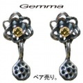 送料無料 ジェンマ レディース ロータスピアス〜ジルコニア〜GL-Pi003-Y （ペア売り）