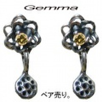 送料無料 ジェンマ レディース ロータスピアス〜ジルコニア〜GL-Pi003-Y （ペア売り）