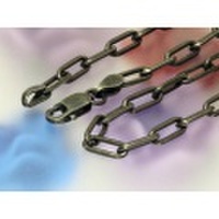 大人仕様でシニア世代にもお勧めのアクセサリー！シルバー925　長あずき４面カットオキシダイネックレスチェーン　45cm