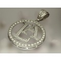 大人仕様でシニア世代にもお勧めワンランク上のアクセサリー！シルバー925 HIP HOP・B系ペンダントトップ BIG LA型