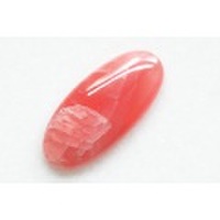 インカローズ（ロードクロサイト）【19】天然石ルース・カボション（36.5×16.5mm）