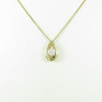 K18YG ダイヤモンドネックレス