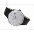 ユンハンス JUNGHANS 腕時計 027/3500.00 機械式自動巻 レザーベルト