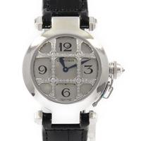 カルティエ WJ11932G パシャ32 WG・グリッドDコンベックス クォーツ