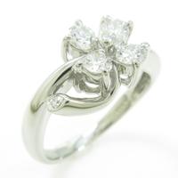 PT クローバー ダイヤモンドリング