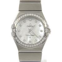 オメガ 123．15．27．60．55．005コンステレーションブラッシュ／D・12P クォーツ