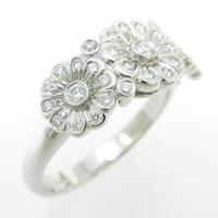 ティファニー フラワー ダイヤモンドリング