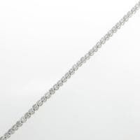 K18WG ダイヤモンドブレスレット