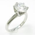 プラチナダイヤモンドリング 2．000ct・F・VS2・GOOD