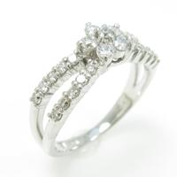 ポンテヴェキオ フラワー ダイヤモンドリング