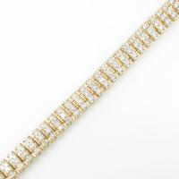 K14YG ダイヤモンドブレスレット
