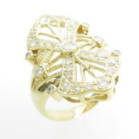 K18YG ダイヤモンドリング