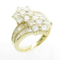 K18YG ダイヤモンドリング