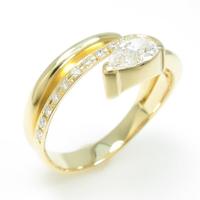 K18YG ダイヤモンドリング