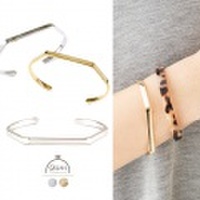 【送料無料】シンプルクロスバングル　ニッケルフリーシンプルブレスレット　ニッケルフリーバングル　大人可愛いバングル　シルバーバングル　ゴールドバングル　上品バングル　レディースバングル　レディースブレスレット　シンプルブレスレット　メタルブレスレット