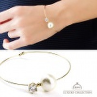 ブレスレット　コットンパールブレスレット　スライドボールブレスレット　スライドボールコットンパールブレスレット　上品　大人可愛い　結婚式アクセサリー　二次会　コットンパールブレスレット　上品ブレスレット　シンプルブレスレット　８ミリコットンパール