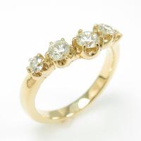 K18YG ダイヤモンドリング20％引き