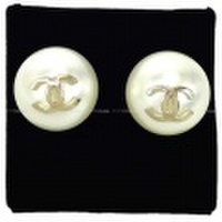 CHANEL シャネル ココマーク ビッグパール ピアス ゴールド A85148 新品