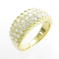 K18YG ダイヤモンドリング