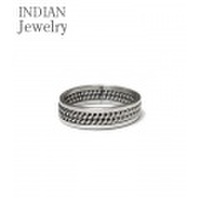 INDIAN JEWELRY ナバホ族アーティストの作品『NAVAJO SILVER RING』【アメカジ・ネイティブ】IJ-124