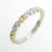 PT／750YG フルエタニティ ダイヤモンドリング