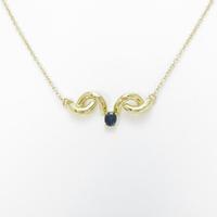 750YG サファイヤネックレス30％引き