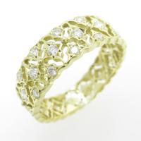 K18YG ダイヤモンドリング