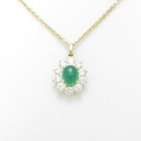 K18YG／750YG エメラルドネックレス10％引き