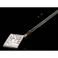 【PT900/850 プラチナ】ネックレス ダイヤモンド0.28cｔ 5.3ｇ レディース 10519-0