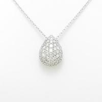 K18WG ダイヤモンドネックレス