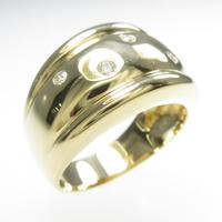 K18YG ダイヤモンドリング