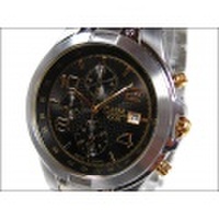 パルサー PULSAR 腕時計 アラームクロノグラフ PF3667 ブラック メタルベルト