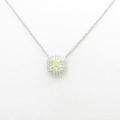 ティファニー ソレスト ネックレス 0．76ct・FY・VVS1・クッションカット