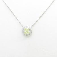 ティファニー ソレスト ネックレス 0．76ct・FY・VVS1・クッションカット