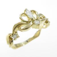 K18YG ダイヤモンドリング