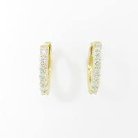 K18YG ダイヤモンドピアス